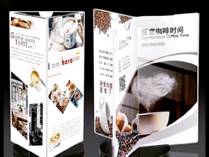 3-Sided Rotating Acrylic Drink Card Rotating Menu Stand Acrylic Tabletop Sign Holder