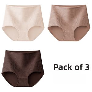 miiow | High Waist Pure Cotton Cat Lady Underwear Triangle Panties No Trace Skin Friendly Anti bacterial For Young Women Spring 2025