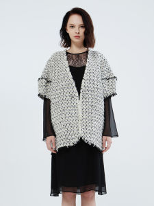 Xiaoxiang Style Short Sleeve Loose Jacket