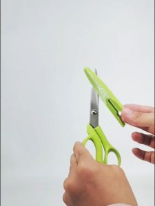 Gunting Kertas Gunting Kain Gunting Makanan Bahan Stainless Dengan Pelindung Pisau Gunting - K008