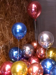 50PCS 10 Inch Balon / Balon Latex Retro Vintage / Metalik Chrome