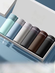 MiiOW | กางเกงบ็อกเซอร์ผ้าฝ้ายแท้สำหรับผู้ชาย MiiOW 2025 กางเกงขาสั้นระบายอากาศได้ดี ป้องกันแบคทีเรีย ทรงสามเหลี่ยม สวมใส่สบาย