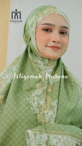 ISTIQOMAH - Mukena Traveling Dewasa Pouch Motif 2in1 Resleting Katun Premium Flora Series