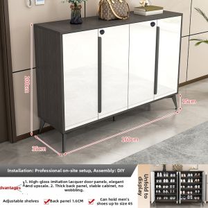 ENLUOLIJIA | Secure Door Entry Shoe Cabinet With Password Lock