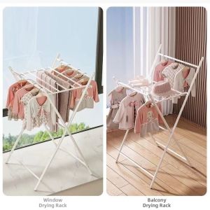 Portable Indoor Clothes Rack Extensible Foldable