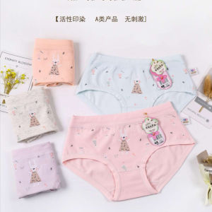 Aan Pure Cotton Triangle Underwear for Girls Childrens Inner Pants Breathable Comfortable 5 Pieces Set Age 1-11 Years Old