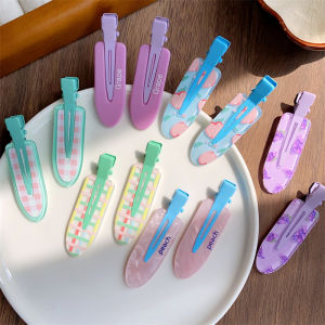 กิ๊บติดผมแบบไม่มีรอย Dopaamine Girl 2024 กิ๊บติดผมแบบใหม่สำหรับผู้หญิง ด้านข้าง ทรงหน้าม้า ทรงปากเป็ด สไตล์เรียบง่าย เครื่องประดับผม