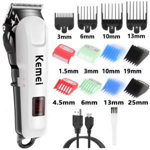 Kemei | Kemei Electric Hair Clipper Hair Cut Maching Wireless Trimmer men Professional Clipper Machine Rechargeable Hair Cut Barber 809A