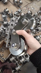 BUTTERY 304 Stainless Steel Sliding Door Pulley Door Track Pulley Double Wheel V Groove Wheel U-Shaped H Wheel Sliding