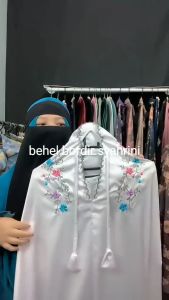 MUKENA HANTARAN EXKLUSIVE BEHEL BORDIR TIFFANY BORDIR TIMBUL SILKY PREMIUM