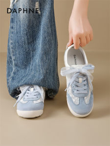 Daphne | Blue Summer Lace Breathable Soft Soled Casual Shoes