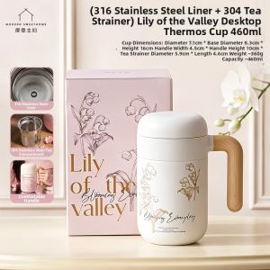 MODERN SWEETHOME | Insulated Handle Tea-water Separation Cup