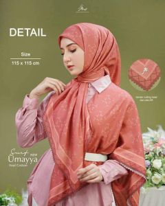 Best seller Jilbab hijab kerudung  krudung segiempat scraf daily motif dewasa terbaru terlaris terkini modern kekinian murah viral 2023 umayya scarf Arrafi laser cut adem mudah di bentuk cantik bahan voal cotton cantik bayar di tempat COD