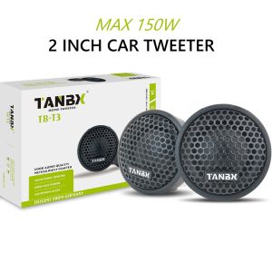 1 Pair 2 Inch Universal Car Tweeter MAX 150W High Fidelity Stereo Mini Speaker Car Modification TB-T3 Silk Film Auto Speaker