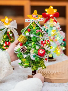 🎄ต้นคริสต์มาสไม้บิด🎅🏻 ทําเอง ชุดลวดกํามะหยี่สําหรับต้นคริสต์มาสตกแต่งคริสต์มาสเครื่องประดับแขวน