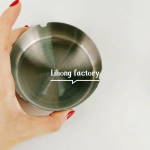 Asbak Rokok Stainless Steel Keren Unik Murah Besar Jumbo Cafe 12 cm 10 cm 8 cm 12cm 10cm