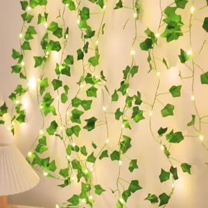 Solar LED String Lights 2M/5M/10M Maple Leaf Wedding Garland Christmas Fairy Light for Home Bedroom Wall Patio Decoration 2026