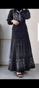 Gamis Tenun viral 2025