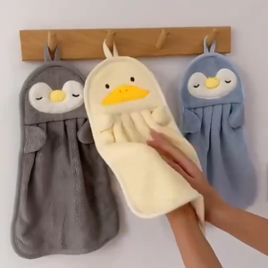 1pc Cute Microfiber Towel Character Ref Towel Duck Design【GOOD QUALITY】Soft Absorbent Microfibre