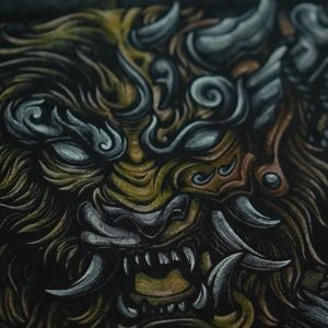 Hoodie Premium Distro Jepang Hoodie Pria Sweater Dark Art Japanese Art Guntai Cloth Akuma