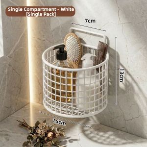 MINGZHIYIFAN | Wall-Mounted Toothbrush Comb Storage Rack