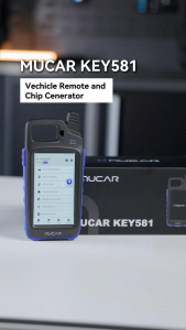 MUCAR KEY581 Immo Key Programming Tool Key Frequency Detection Matching & Generation 9 Maintenance Function OBD2 Scanner