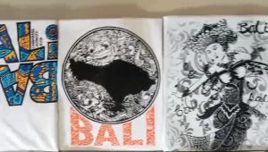 KAOS BALI SINGLET PUTIH