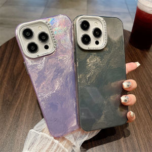 Kisscase Laser sang trọng đầy màu sắc Ốp điện thoại cho Iphone 15 14 13 12 11 Pro Max 15 14 Plus Khung ống kính mạ bao gồm tất cả Silicon mềm chống sốc chống rơi Ốp lưng cho iPhone 15 14 13 12 11