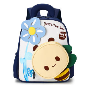 Cute Backpack for Boys And Girls Nursery School Childrens Bookbag Cartoon Style Medium Waterproof Polyester Inner Material