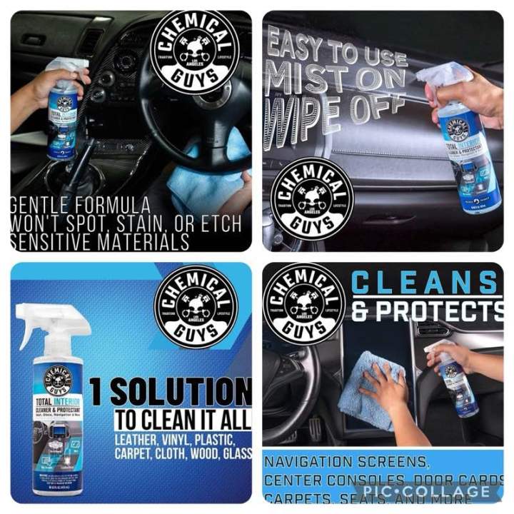 Chemical Guys Total Interior Cleaner and Protectant, (Safe for Cars ...