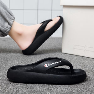 Mens Summer Outdoor Home Wearable Sandals Anti-Slip Thick Bottom Sports Slippers Beachside Casual Flip Flops Comfortable
