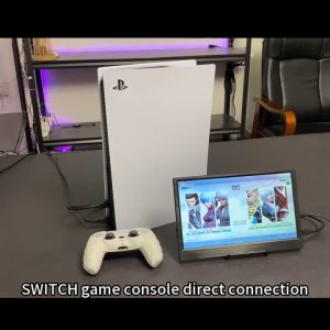 Anmite 11.6นิ้วสวิตช์ TN USB จอภาพแบบพกพา TYPE C HDMI สำหรับโทรศัพท์แล็ปท็อปตั้งโต๊ะ MAC PS4 XBOX