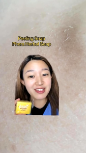 Best Seller Herbal Soap 70g Strongest Whitening Formula 1800 PPM Active Acids Salicylic Glycolic Citric Mango Seed Turmeric Root Extract Natural Lightening Exfoliates Dead Skin Cells Clears Pores Reduces Dark Spots Evens Tone Brightens Complexion