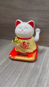 Mèo Thần Tài Vẫy Tay Dùng Năng Lượng Mặt Trời MLY23006