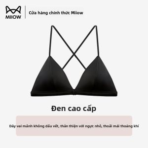 Áo ngực MiiOW cho nữ làm bằng vải mỏng gợi cảm hở lưng không dây