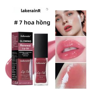 Dầu Dưỡng Môi Làm Mới Rạng Rỡ 8ml Dưỡng Ẩm Nuôi Dưỡng Lâu Dài Dưỡng Ẩm Lâu Dài Cho Phụ Nữ Chăm Sóc Môi Trang Điểm Giảm Nếp Nhăn Môi