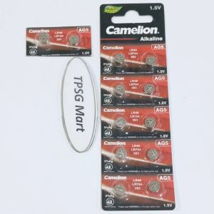 Pin AG5 LR754 G5 LR48 193 GP93A 393 SR754W - 1.5V / Hiệu Camelion chính hãng