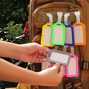 Thẻ Tên Treo Hành Lý Vali Du Lịch Name Tag Có Dây Đeo Chống Thất Lạc