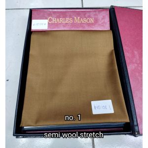 Kain Bahan Celana Jas blazer semi wool strecth Charles Masson dll (hrg PerCelana)