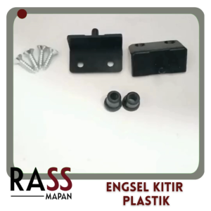 3 PASANG Engsel Kitir / Engsel T Serbaguna – Bahan Kuat + Free Skrup