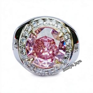 CINCIN BATU PINK TOPAS CUTTING BERKILAU