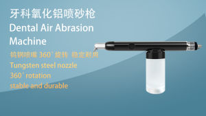 NICEDEN Dental Turbine Air Abrasion Polisher Micro Sandblaster with Water Spray for Teeth Whitening and Cleaning with Aluminum Oxide Powder