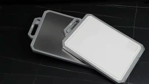 [In Stock]NEW Antibacterial Chopping Board  316 Stainless Steel double-sided antibacterial cutting board raw cooked