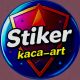 Stiker kaca_art
