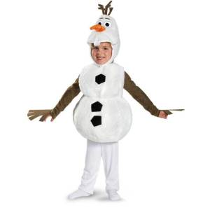 Cosplay Frozen Snowman Olaf Cartoon Mascot Costume Anime Stage Show Perform Clothes Fancy Dress Party Carnival Costume Kids Gift