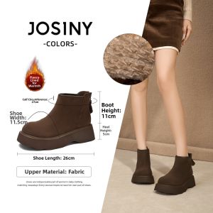 Josiny | Thick Sole Winter Martin Boots Snow Boots