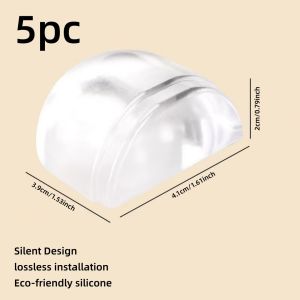 4 Pieces of Floor Door Guards Diamond Free Shower Door Guards and Glass Mirror Protectors for Household and Office Furniture