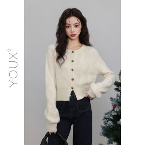 YOUXIANG | Áo Mô Phối Mới Mùa Đông Kiểu Dáng Nhẹ Nhàng