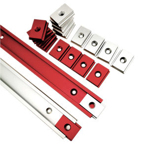 FNICEL | 5Pcs M6/M8 T-Slot Nuts T-Track Slider Blocks Aluminum Alloy Fastener Kit for Woodworking Table Saw Jigs and Fixtures