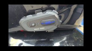 D3X Motorcycle Helmet Bluetooth Intercom 1000mAh High Capacity Battery Auto Answer for Incoming Calls IP56 Waterproof